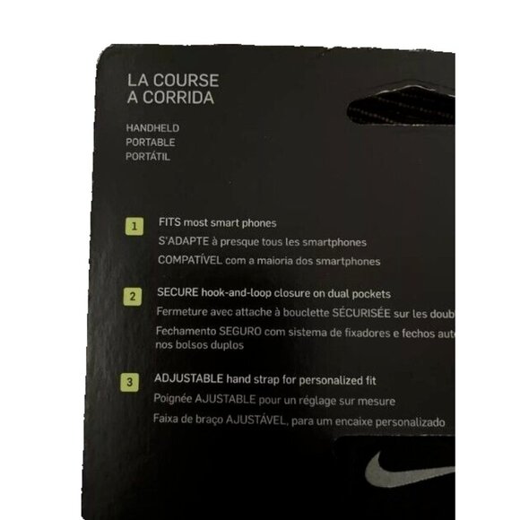 Nike Running Handheld Lean Phone Case Black - Picture 3 of 3
